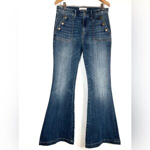 Driftwood Farrah Flare Wide Leg Jeans Size 30